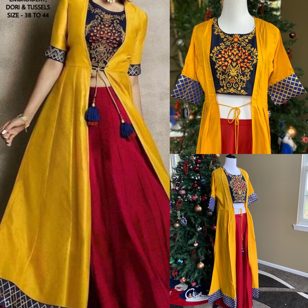 3 PCs Bollywood Style Indian Pakistani Dress